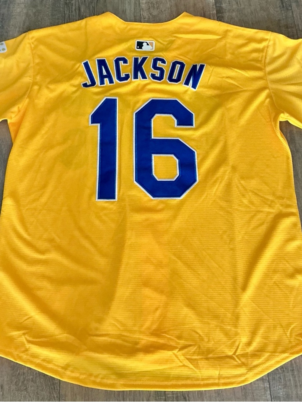 Nike Yellow Kansas City Royals Bo Jackson #16 Baseball Jersey